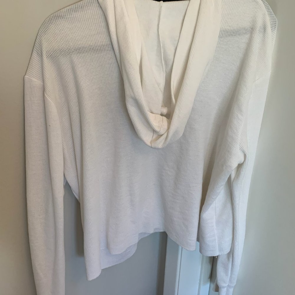 Alternative Waffle Light Pullover - Cropped - image 3